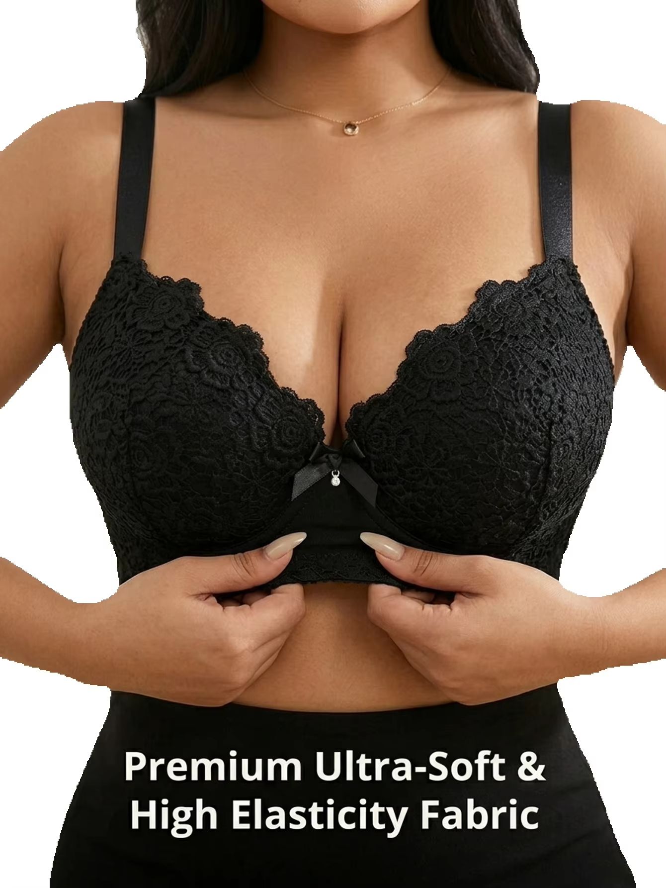 บราดันทรงสำหรับสาวพลัสไซส์ ลาย - Minimizer Bra Women บทวิจารณ์และราคา