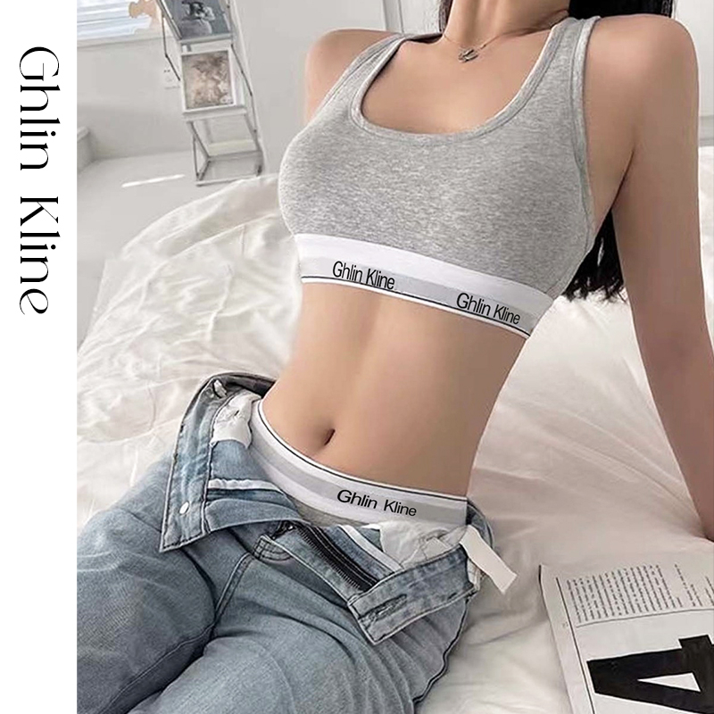 2PCS Ghlin Kline ชุดชั้นในชุดส - Cotton Bra Everyday บทวิจารณ์และราคา